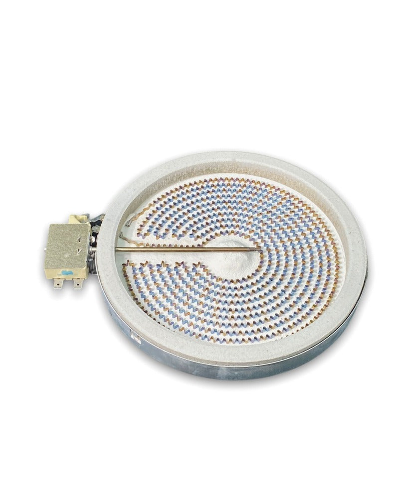 G.E Range Ceramic Surface Burner  - WG02F04090 or WB30T10132,  REPLACES: 1536600 AH10054783 AH2321566 AP4416172 EA10054783 EA2321566 EAP10054783 EAP2321566 PS10054783 PS2321566 WB30T10128 WB30T10132 PD00029463 INVERTEC