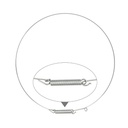 LG Washer Door Clamp Assembly - ACA56078801