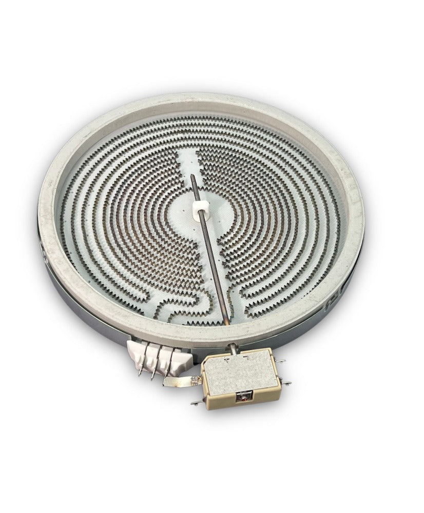 G.E Range Dual Ceramic Surface Burner  - WB30X24111,  REPLACES: 4465256 AP5989975 PS11729126 EAP11729126 PD00038726 INVERTEC