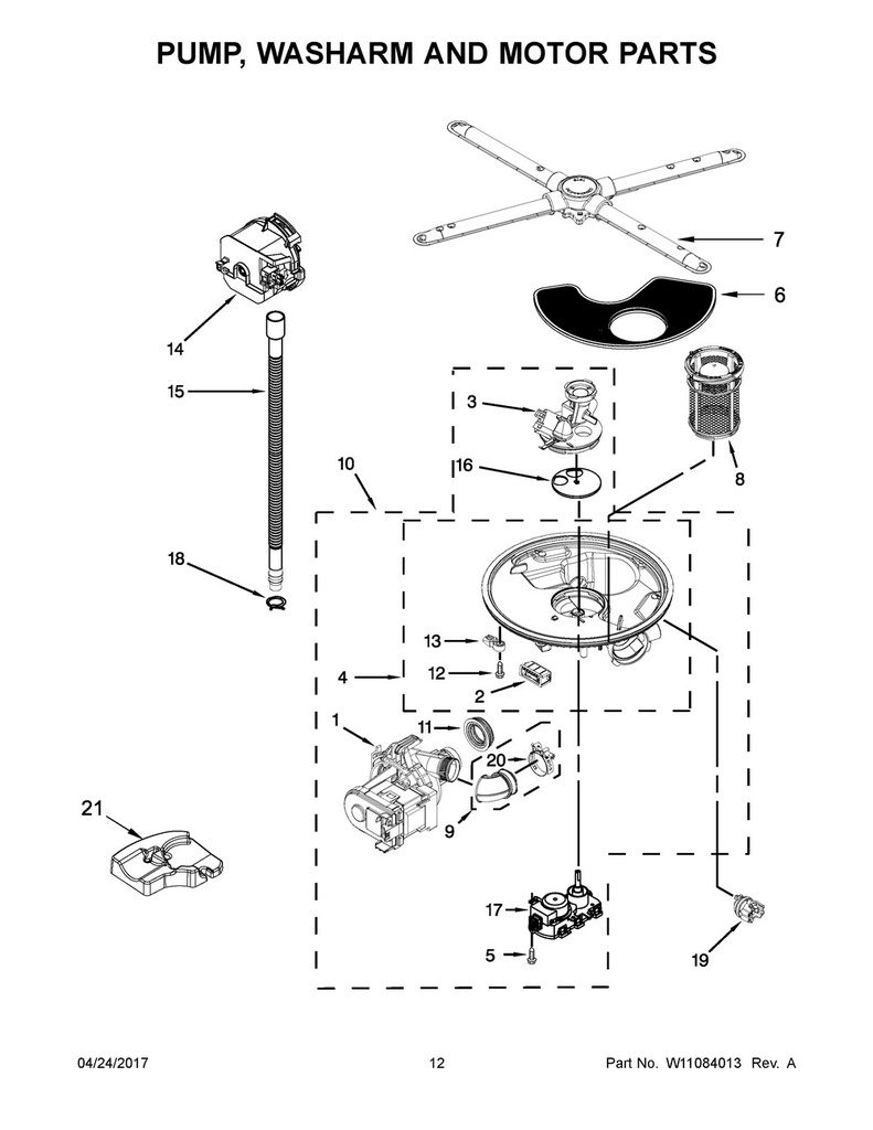 Circulation Pump & Motor Assembly
