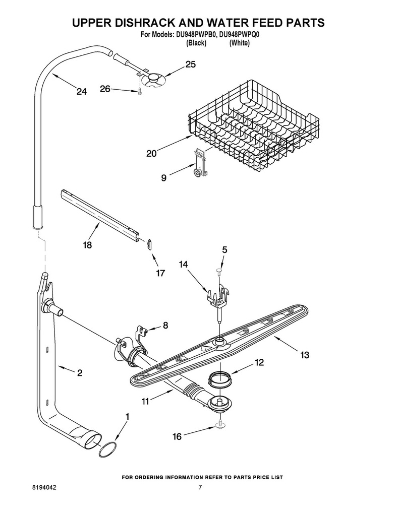 Spray Arm Bearing Seal