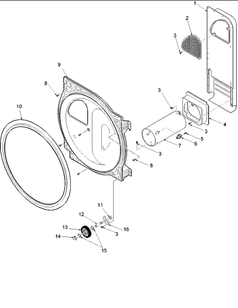 Drum Support Roller