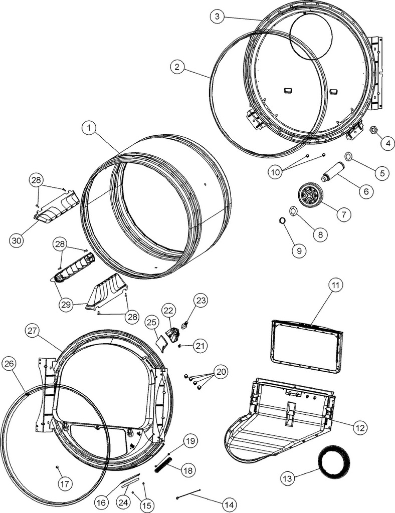 Drum Baffle (Tall)