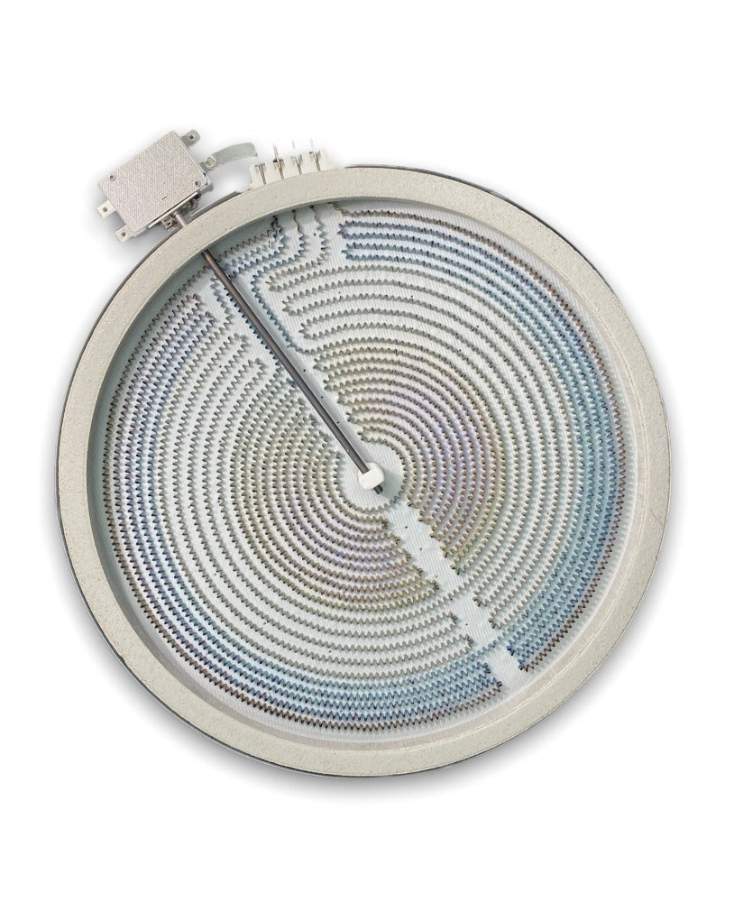 G.E Range Triple Ceramic Surface Burner  - WG02F04324 or WB30T10107 or WB30T10103 ,  REPLACES: 1167359 AH1018895 AH9862019 AP3883671 AP6034799 EA1018895 EA9862019 EAP1018895 EAP9862019 PS1018895 PS9862019 PD00023404 INVERTEC