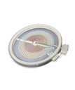 G.E Range Triple Ceramic Surface Burner - WS01F01160 or WB30M293,  REPLACES: AH5573490 AH9864142 AP6035637 EA5573490 EA9864142 EAP5573490 EAP9864142 PS5573490 PS9864142 WB30M293 PD00049471 INVERTEC