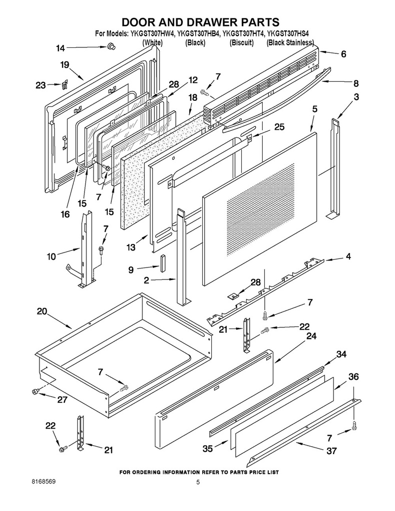 Inner Door Glass