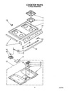Top Burner Square Drip Pan