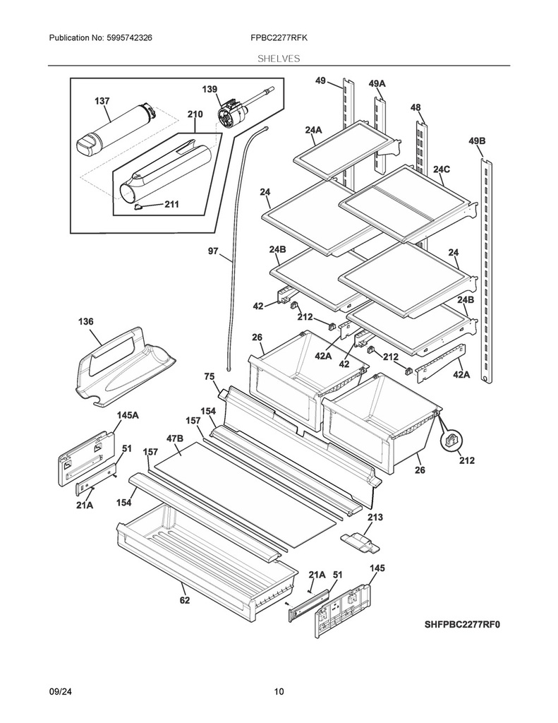 Drawer Cover & Glass