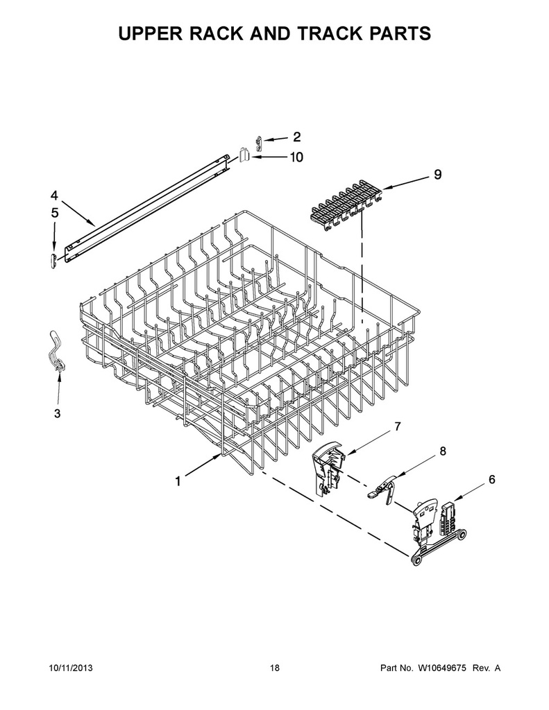 Dishrack Adjuster (Right)