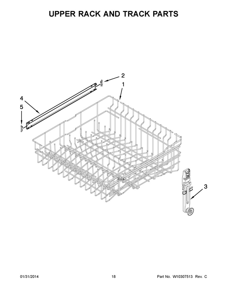 Dishrack Roller Wheel