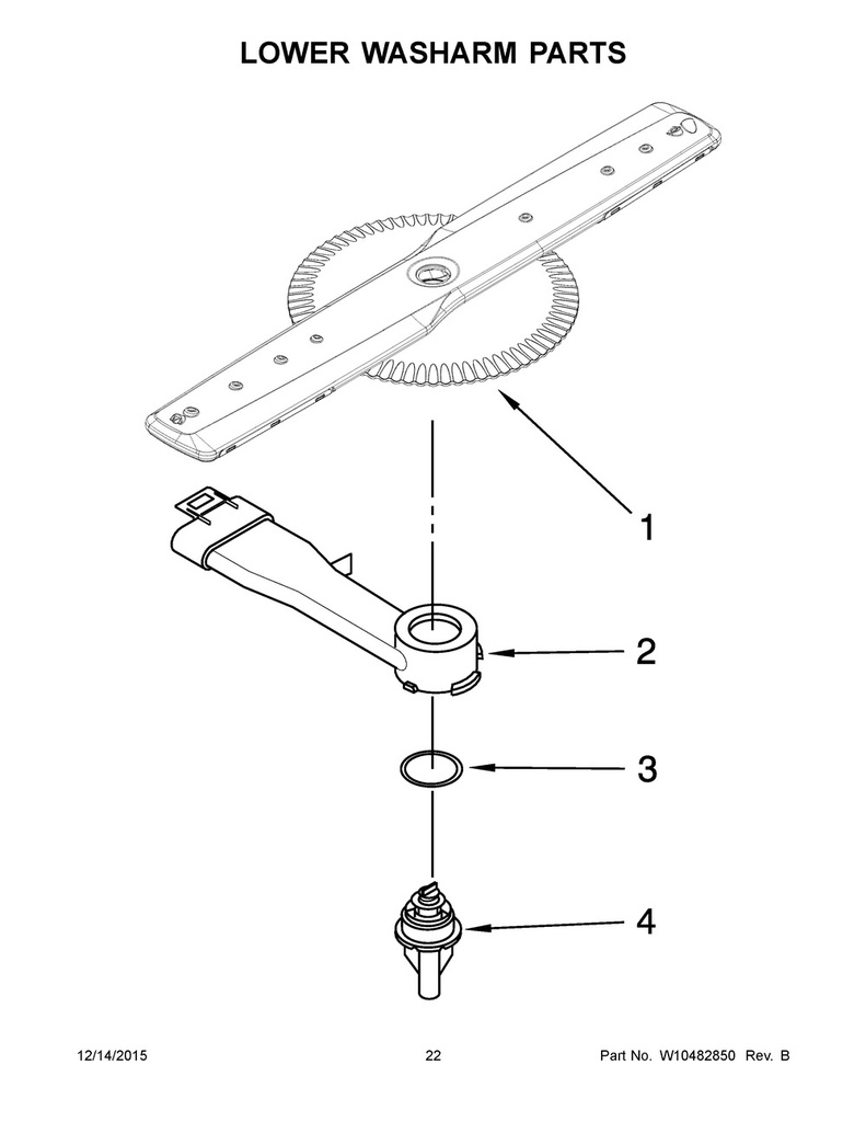 Lower Spray Arm