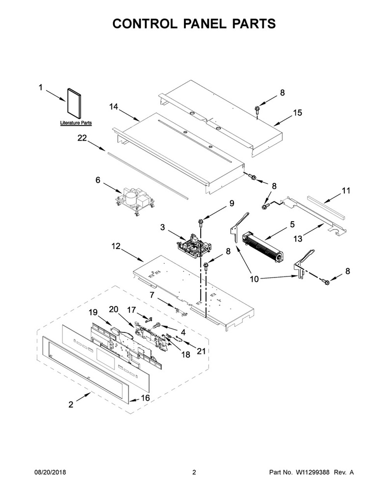 Touchpad & Control Panel (Stainless)