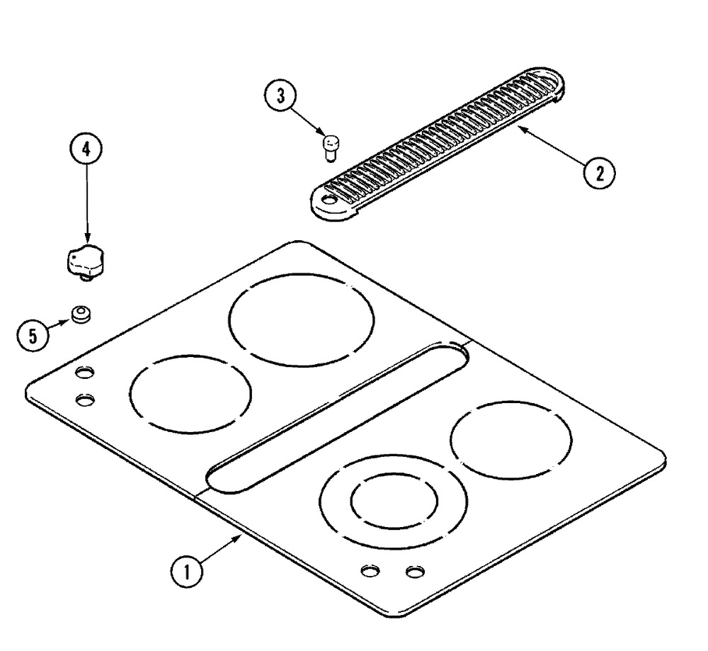 Glass Main Top (Black)