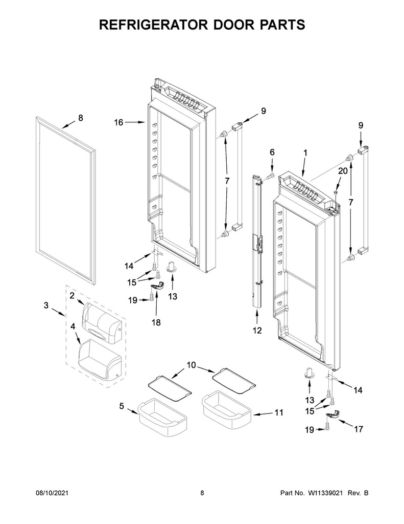 Gallon Door Bin