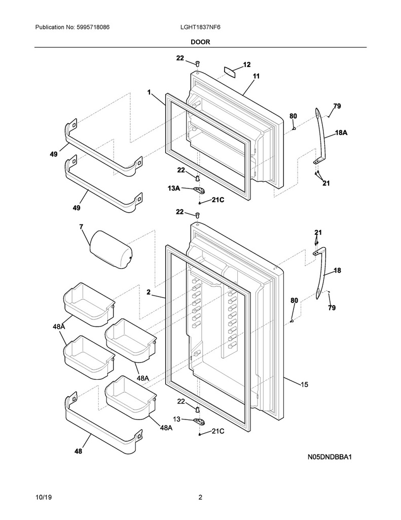 Door Shelf Bin