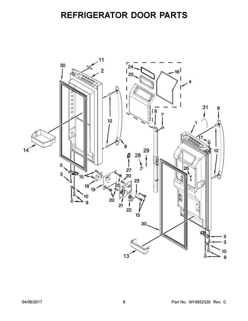 Door Shelf Bin