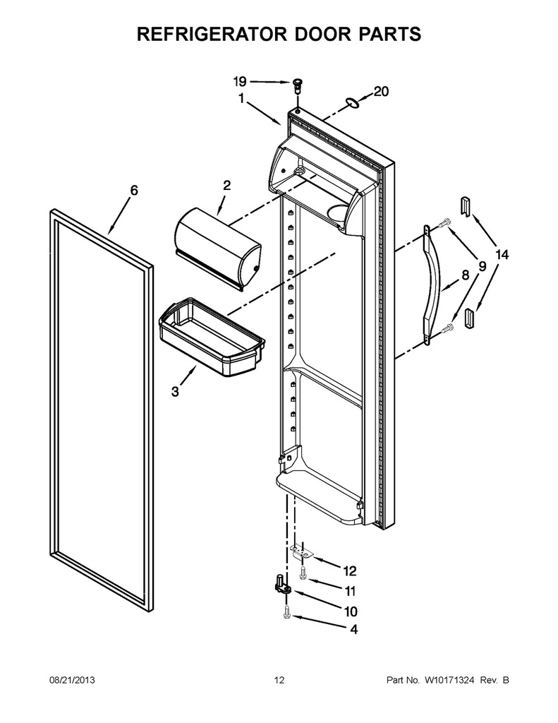 Cantilever Door Bin
