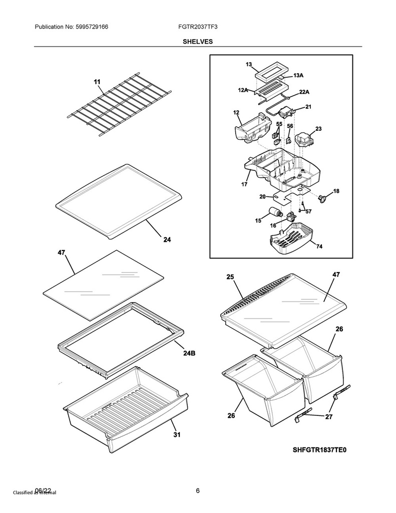 Crisper Cover Glass Insert