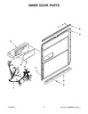 Whirlpool Dishwasher Bottom Door Seal - WPW10497235, Replaces: W10195543