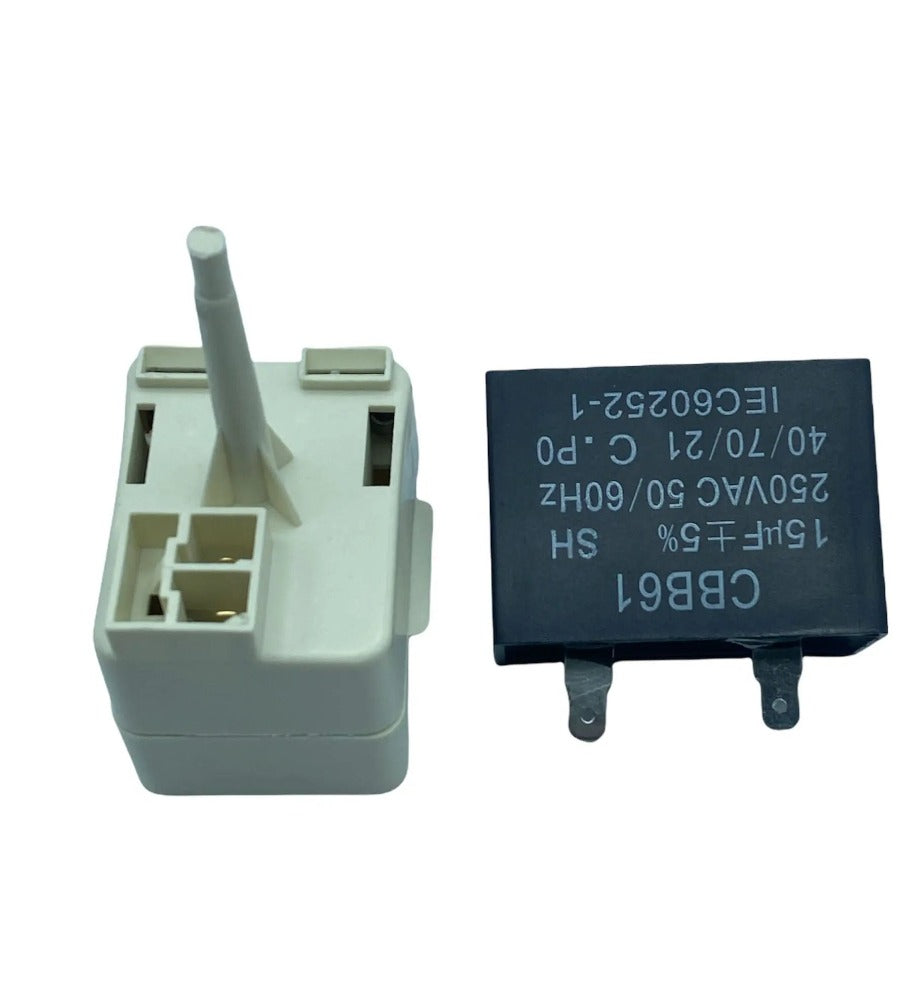 Whirlpool Refrigerator Start Device Kit  - WP67002527,  REPLACES:1007207 419PFBYY-77 67002527 8171141 AH11743498 AH1631123 AP4077400 AP6010319 EA11743498 EA1631123 EAP11743498 EAP1631123 PS11743498 PS1631123 INVERTEC