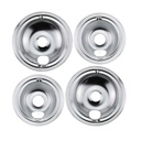 GE Range Chrome Burner Drip Bowl - WB31T10010