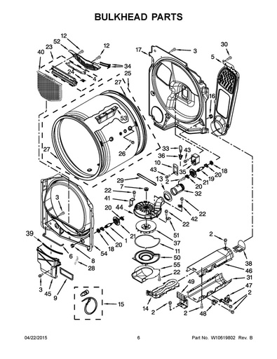 Whirlpool Dryer Drum - W10549614