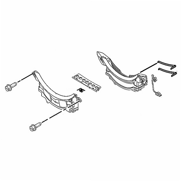 Whirlpool Dryer Housing - W11211470, Replaces: W10539315