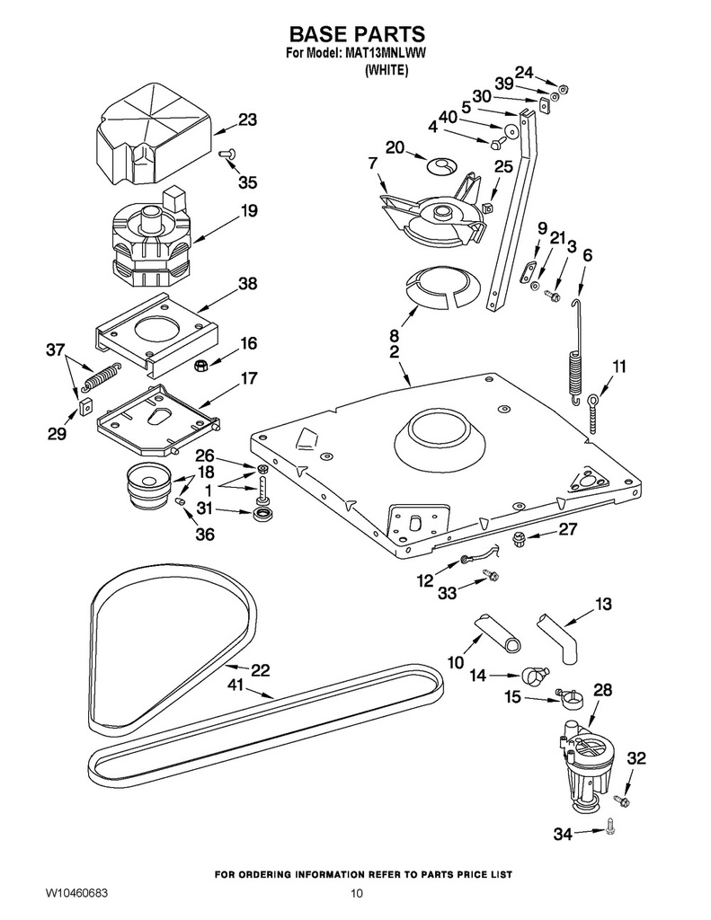 Whirlpool Washer Leveling Leg - 22003428, Replaces: 20409