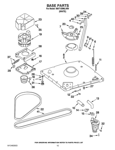 Whirlpool Washer Leveling Leg - 22003428, Replaces: 20409