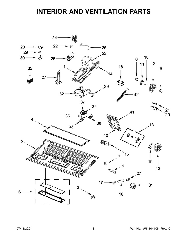 Whirlpool Microwave Thermistor - W10536989
