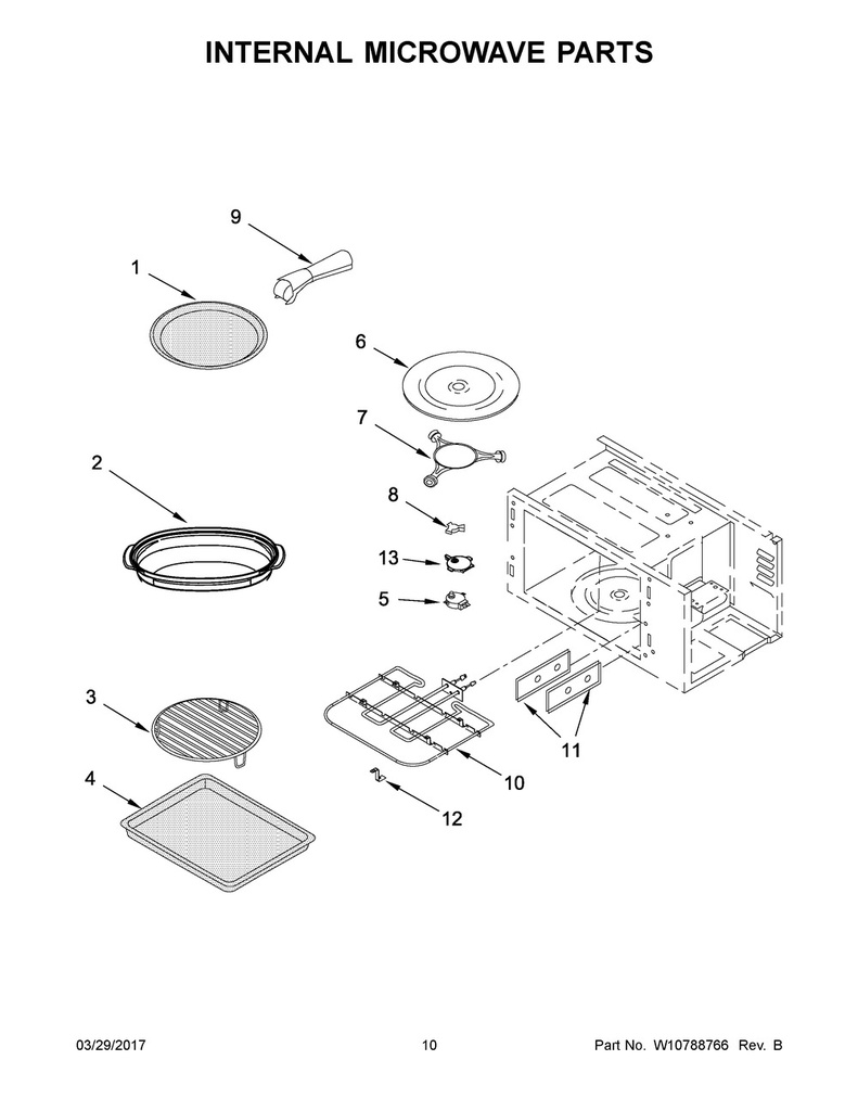 Whirlpool Microwave Turntable Coupler - WPW10776938, Replaces: 8205677