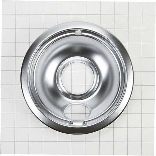 Whirlpool Range /Oven 6 Inch Burner Drip Pan - W10196406RW, Replaces: 42143