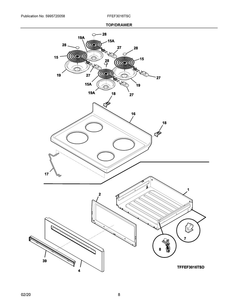 Frigidaire Range /Oven Terminal Block Kit - 5303935058, Replaces: 0009336