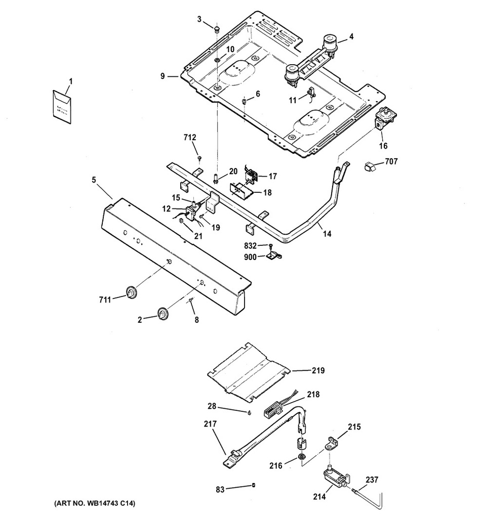 GE Range /Oven Range Oven Control Thermostat - WS01F04051
