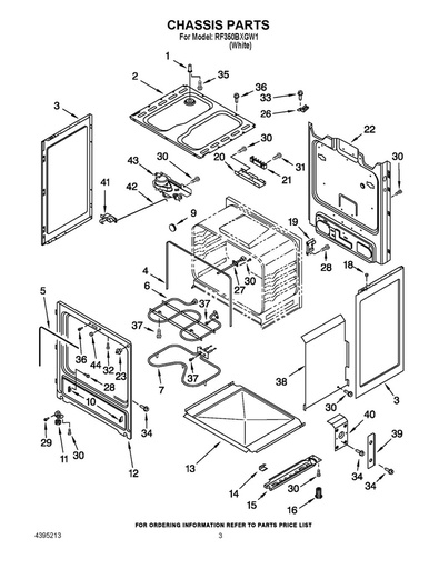 Whirlpool Range /Oven Front Drawer Glide - WP3195546, Replaces: 3195546