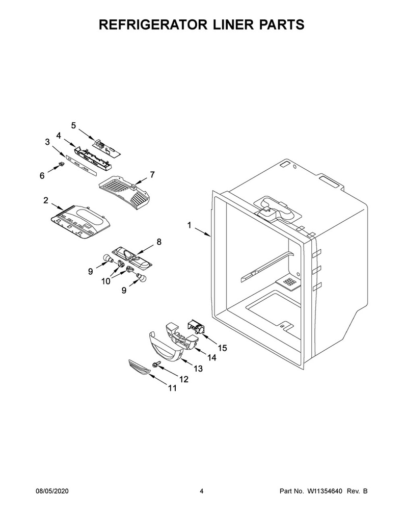 Whirlpool Refrigerator Light Bulb - W11107911