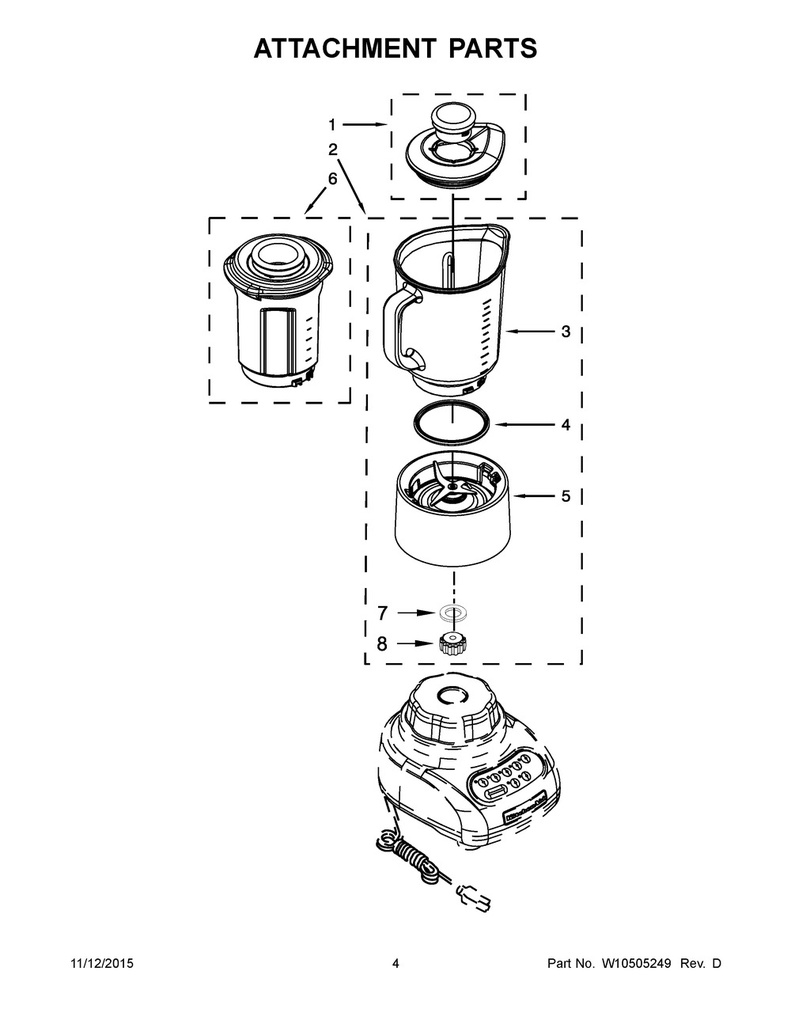 Whirlpool Dishwasher Glass Jar - WPW10221782, Replaces: W10221782