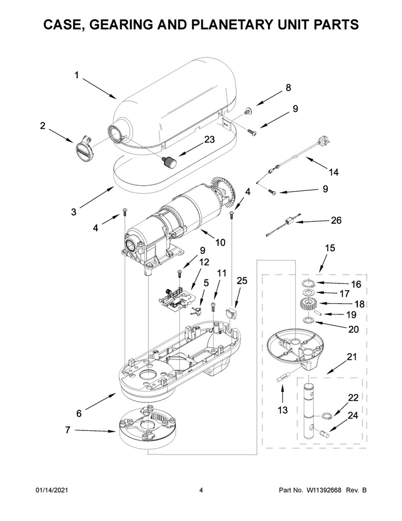Whirlpool Small Appliance Stand Mixer Groove Pin - WPW10234531