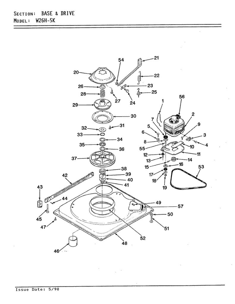 Whirlpool Washer Drive Belt - WP21352320, Replaces: 21001478