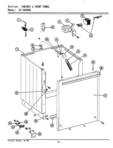 Whirlpool Washer Siphon Break Elbow Kit - 208847, Replaces: 2-8847