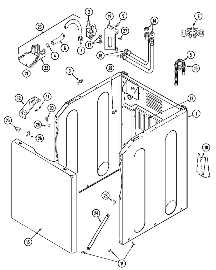 Whirlpool Washer Siphon Break Kit - 76660