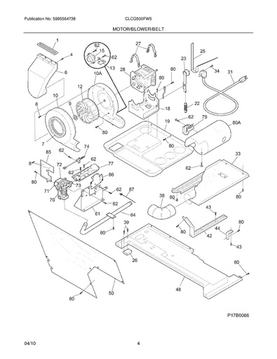 Frigidaire Dryer Motor Mounting Clamp - 134242400, Replaces: 7134242400