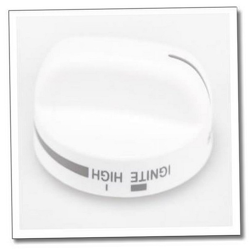 Whirlpool Range /Oven Control Knob (White) - WP8273104, Replaces: 8273104