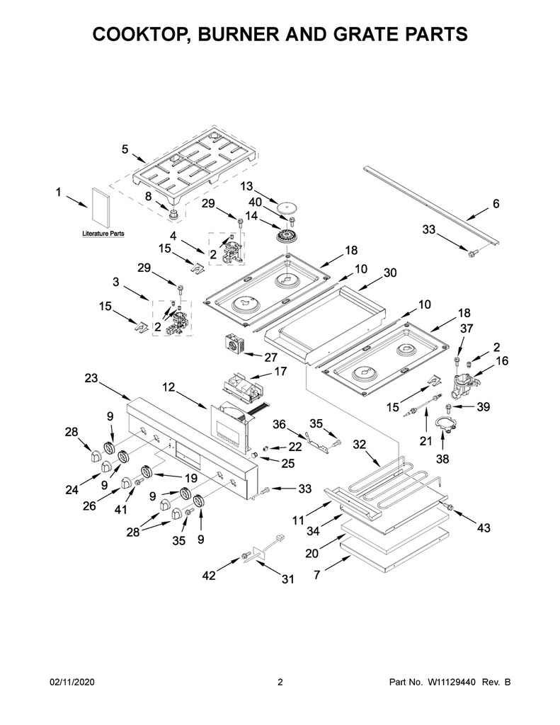 Whirlpool Range /Oven Range Glass Cooktop - W10352969