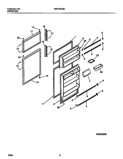 Frigidaire Refrigerator Door Shelf End Cap (Right Side) - 5303207230, Replaces: 401172