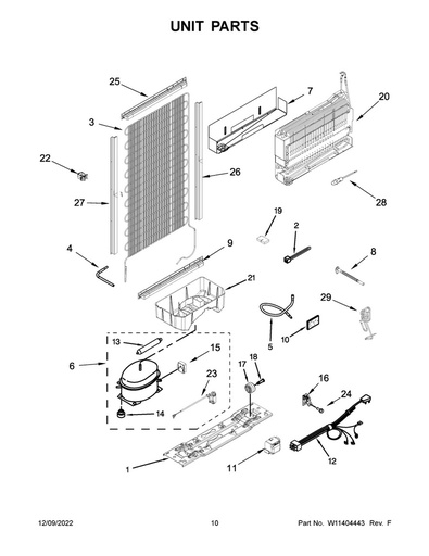 Whirlpool Refrigerator Lokring/Coupler - W11504449, Replaces: W11400737
