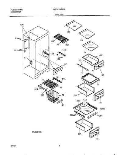 Frigidaire Refrigerator Storage Drawer Cover Frame - 218147701