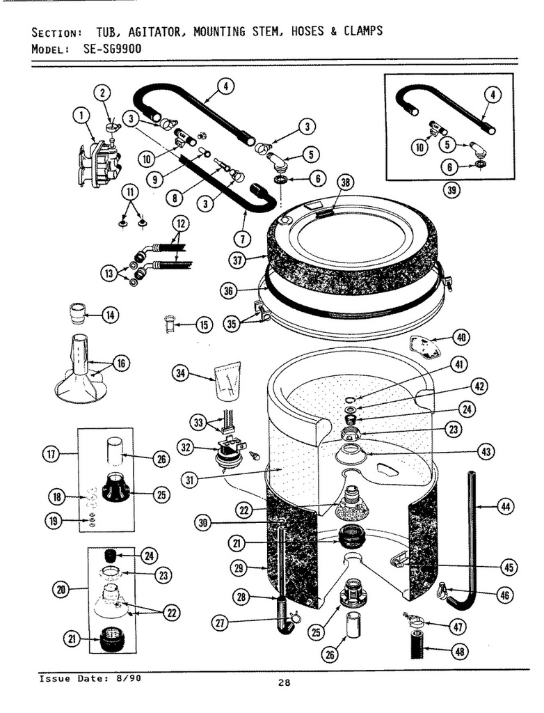 Whirlpool Washer Inlet Hose - WP213013, Replaces: 213013