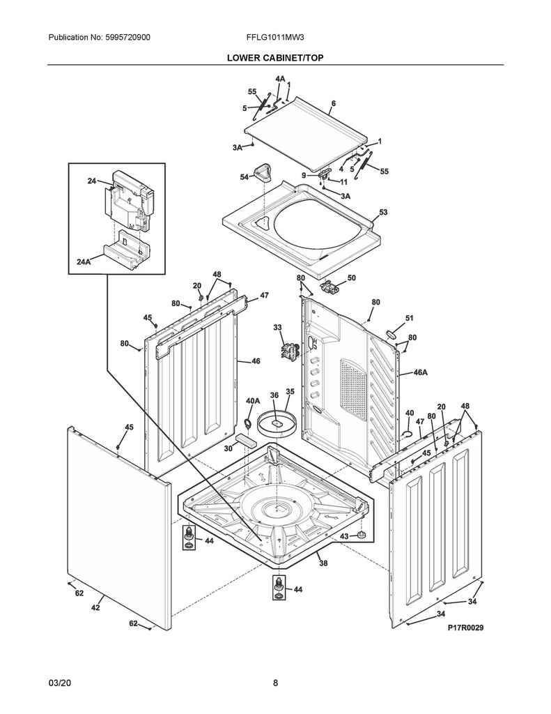 Frigidaire Washer Motor Control Board (No Housing) - 137469113NH, Replaces: 137469113