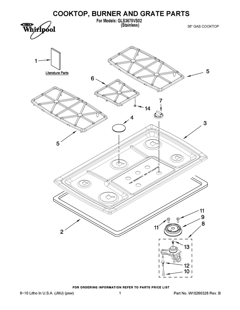 Whirlpool Range /Oven Burner Grate Foot (Kit of 5) - 814323, Replaces: 814383